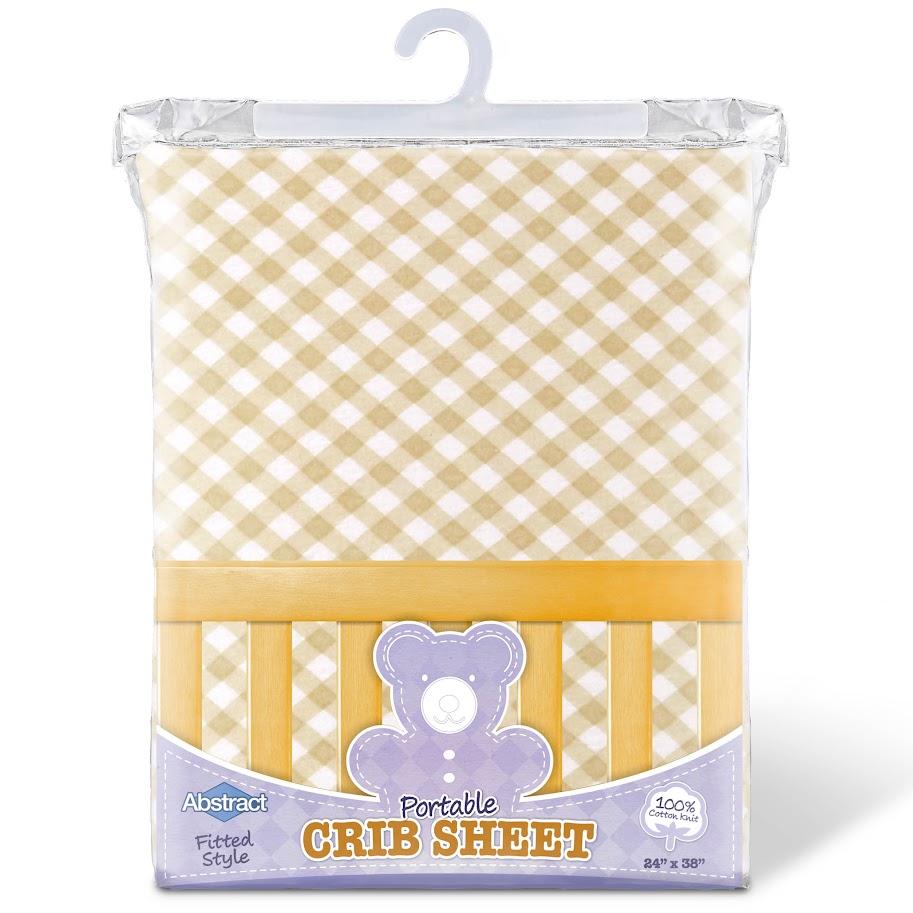 Abstract Checked Crib Sheet -