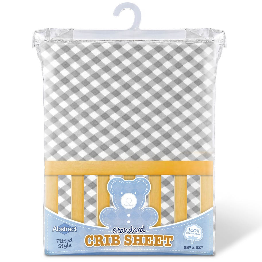 Abstract Checked Crib Sheet -