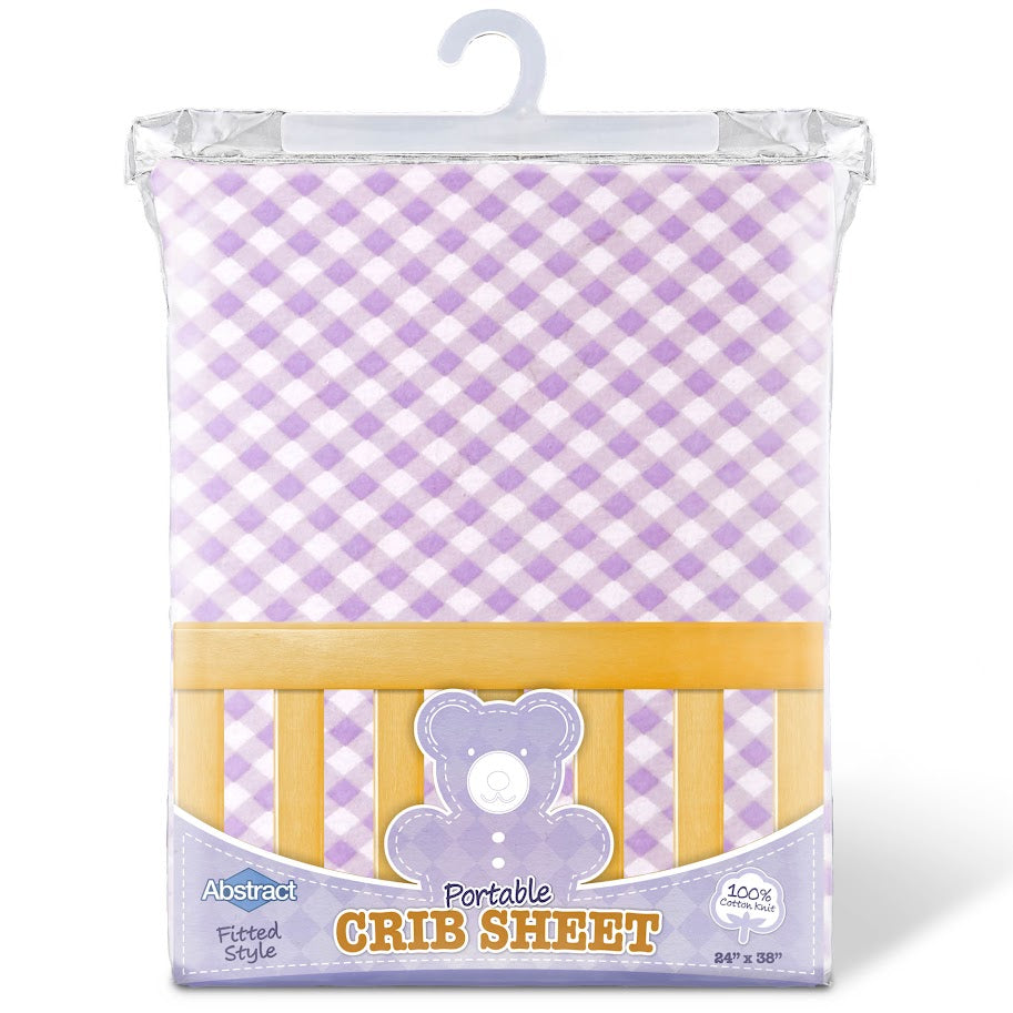 Abstract Checked Crib Sheet -
