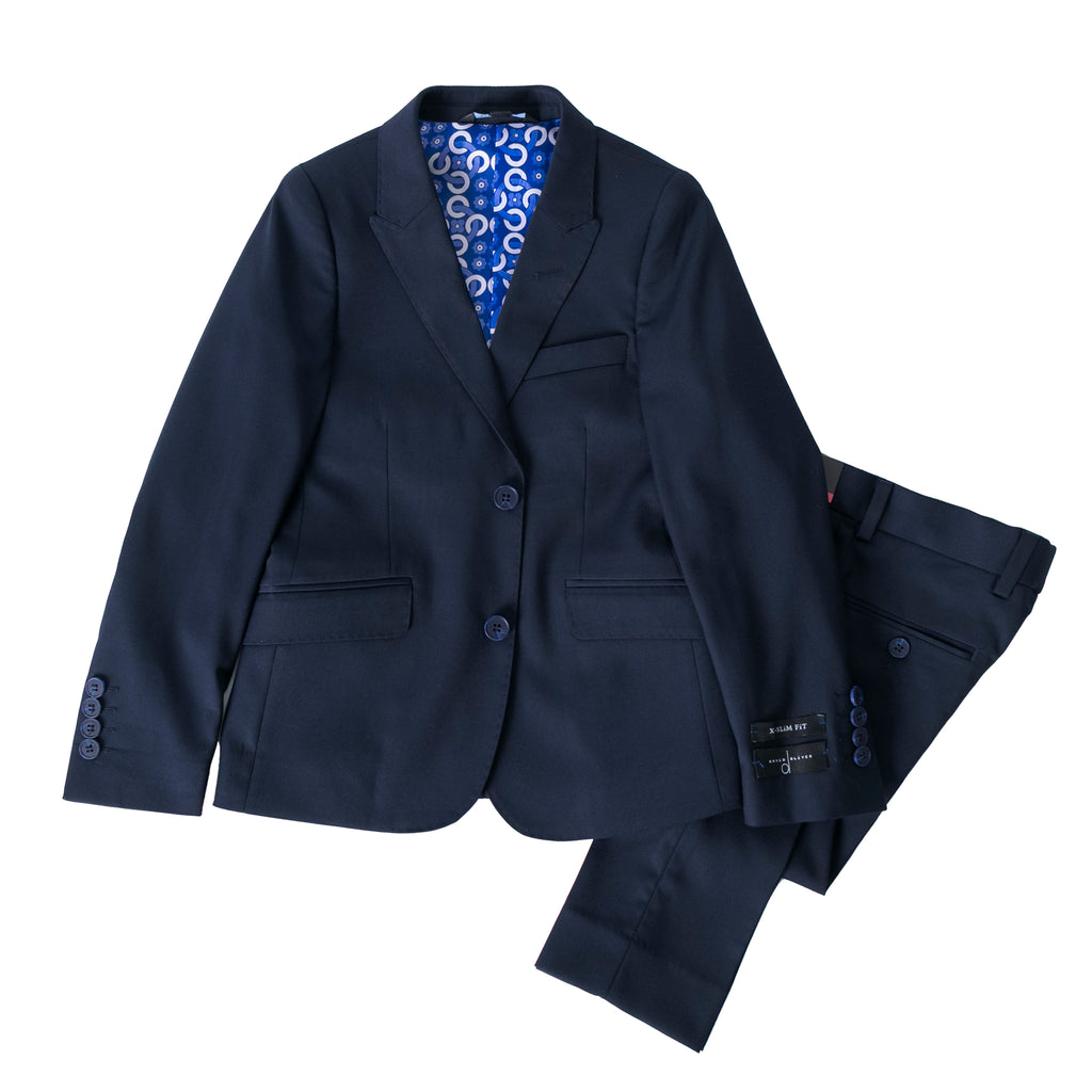 David Oliver Boys 2-Piece Suit - X-Slim Fit - Cole -