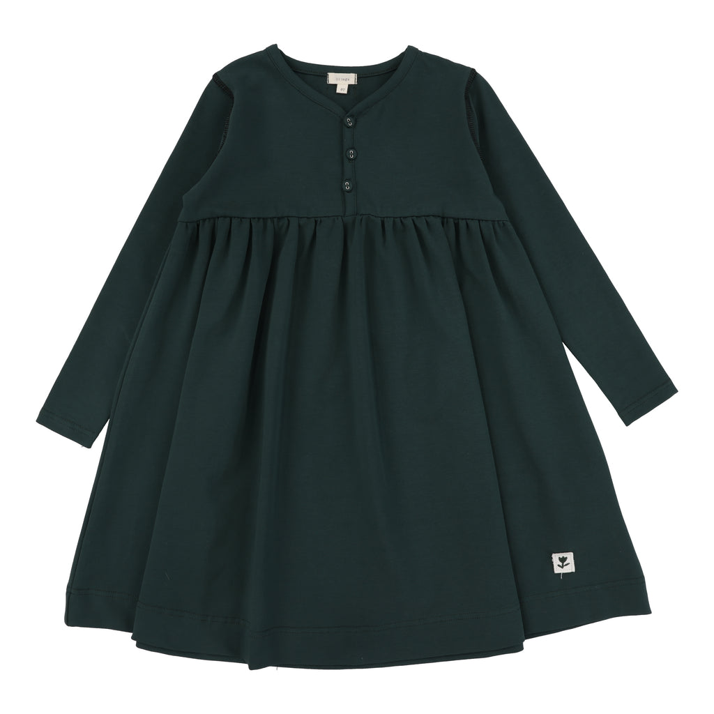 Lil Legs Contrast Stitch Dress - FW25 -