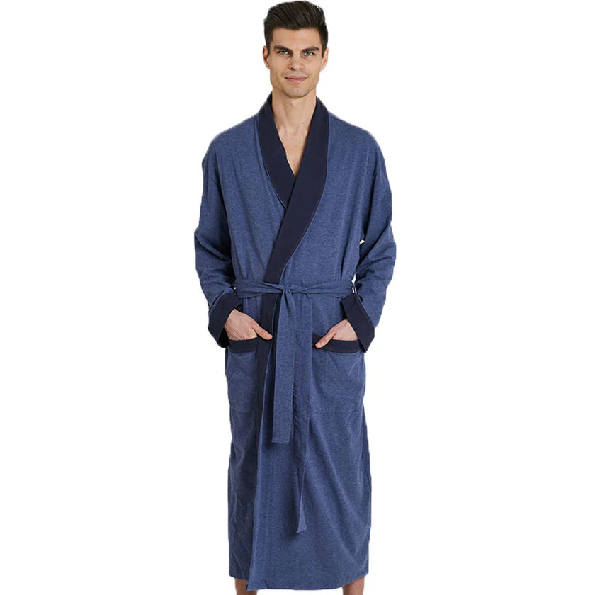 Casual Trends Mens Knit Wrap Robe -