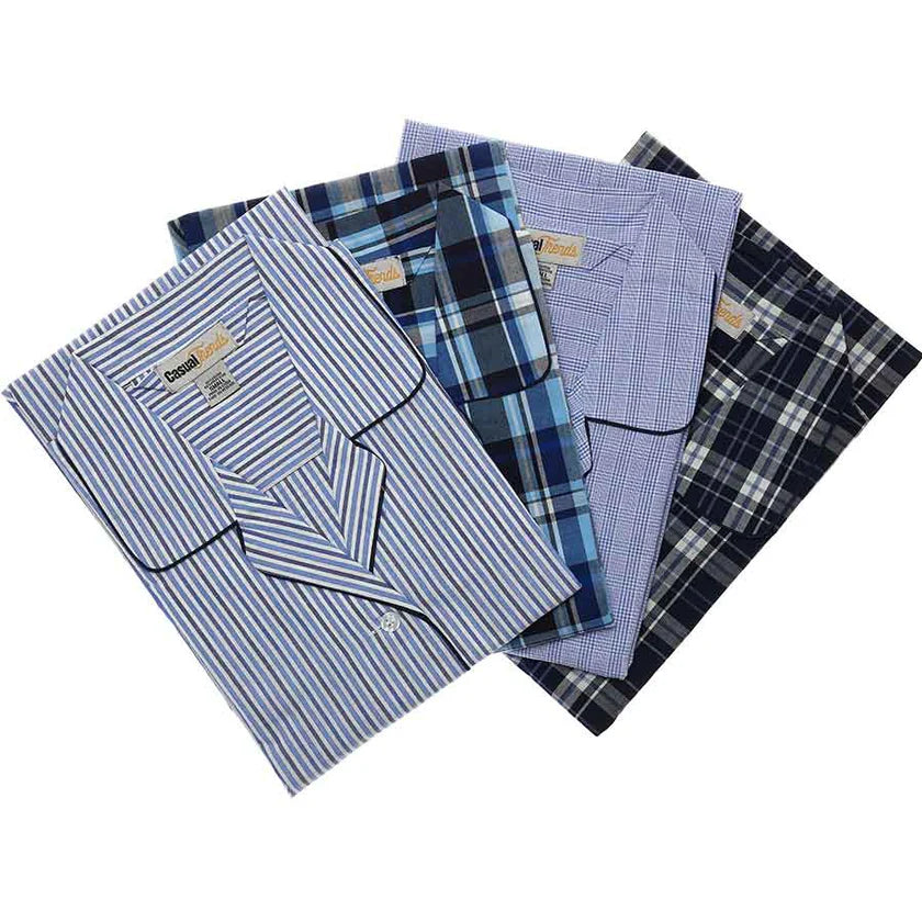 Casual Trends Mens Long Nightshirt - Assorted Prints
