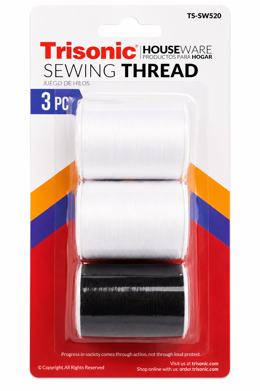 Trisonic Sewing Thread 3 Pack