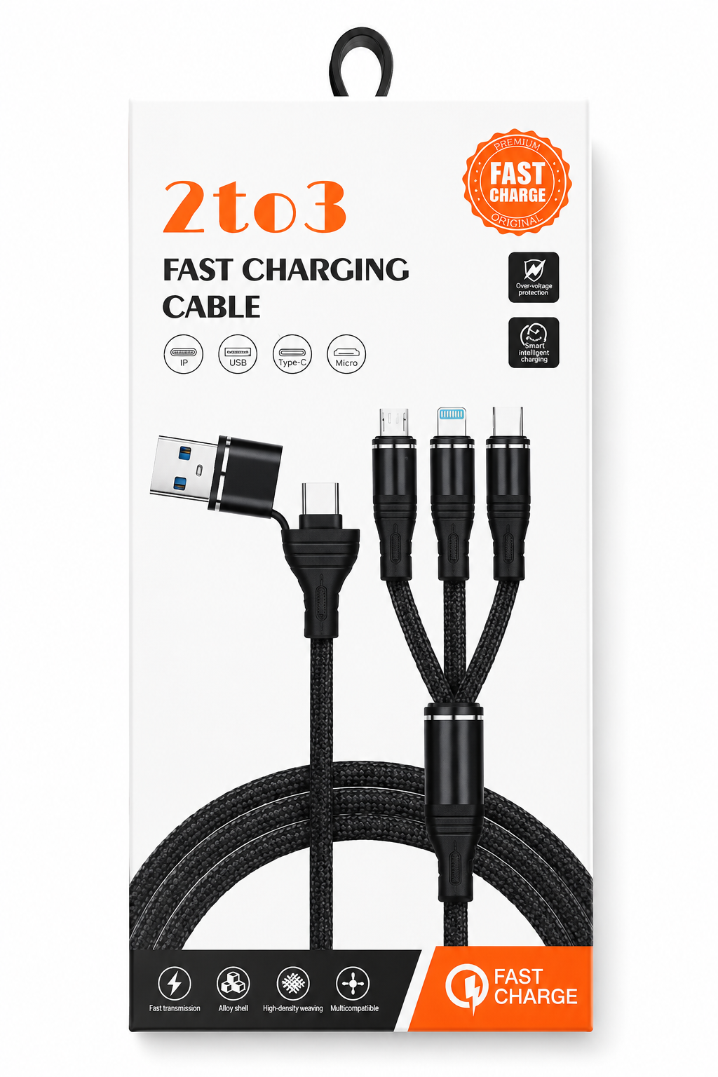 3 In 1 Super Fast Cable Charger