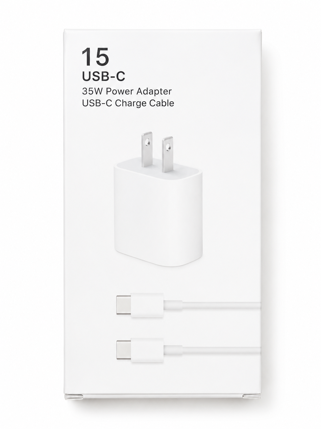 15-Pro USB-C Cable and 35W Power Adapter