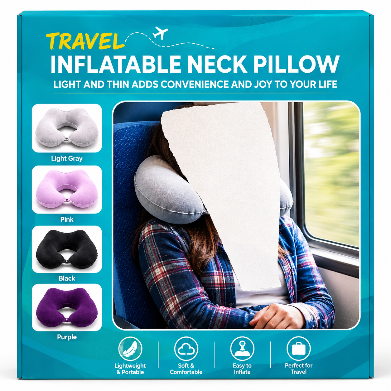 Inflatable Neck Pillow