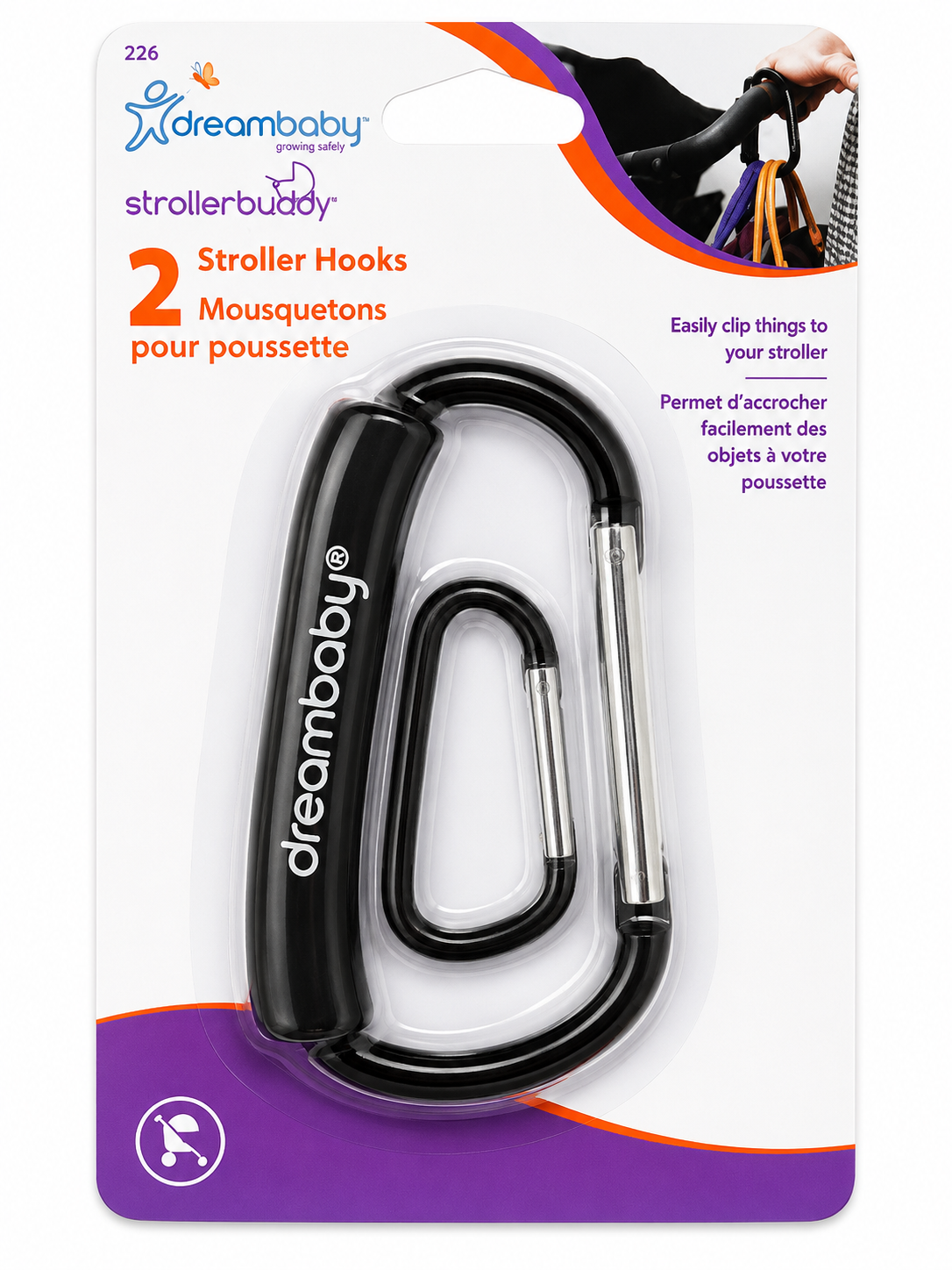 Strollerbuddy Stroller Hook - 2 Pack