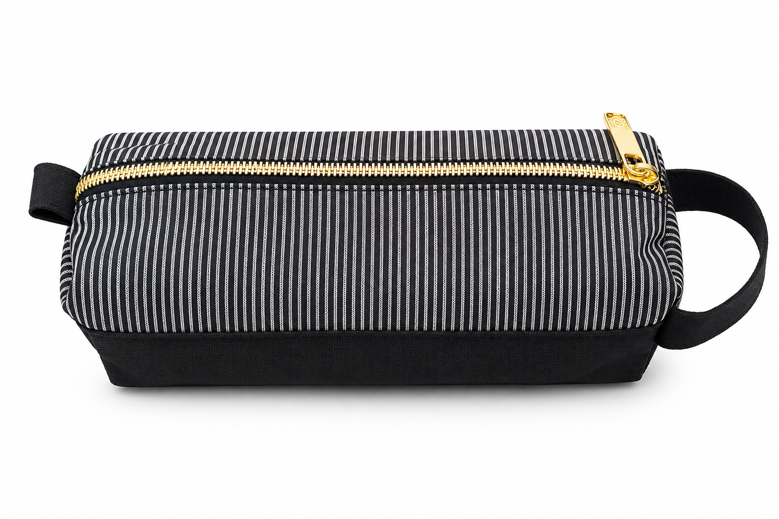 Elesac Cube Pencil Case - Black/Grey Stripes - 16210 -