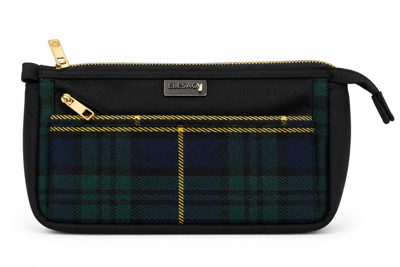 Elesac Plaid Pencil Case -