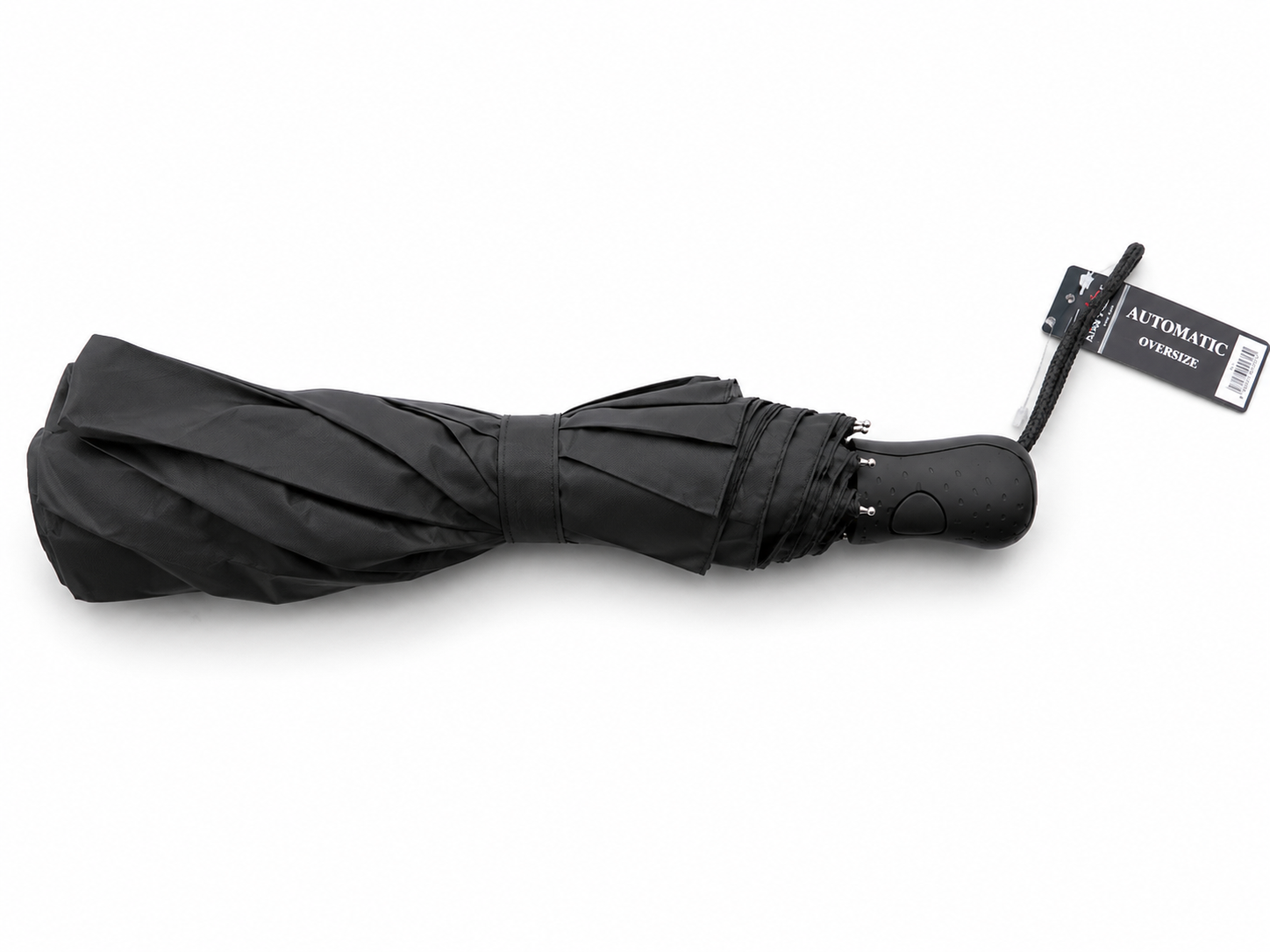 Harvard Auto-Open Black Handle Umbrella