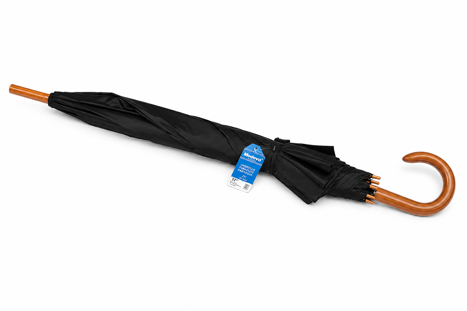Harvard Auto-Open Wooden Handle Umbrella