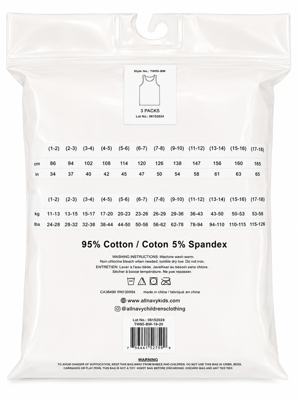 All Navy Boys Comfy White Undershirts - 3 Pack -