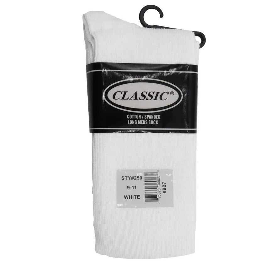 Classic Mens Cotton Blend Long Socks - 250  -