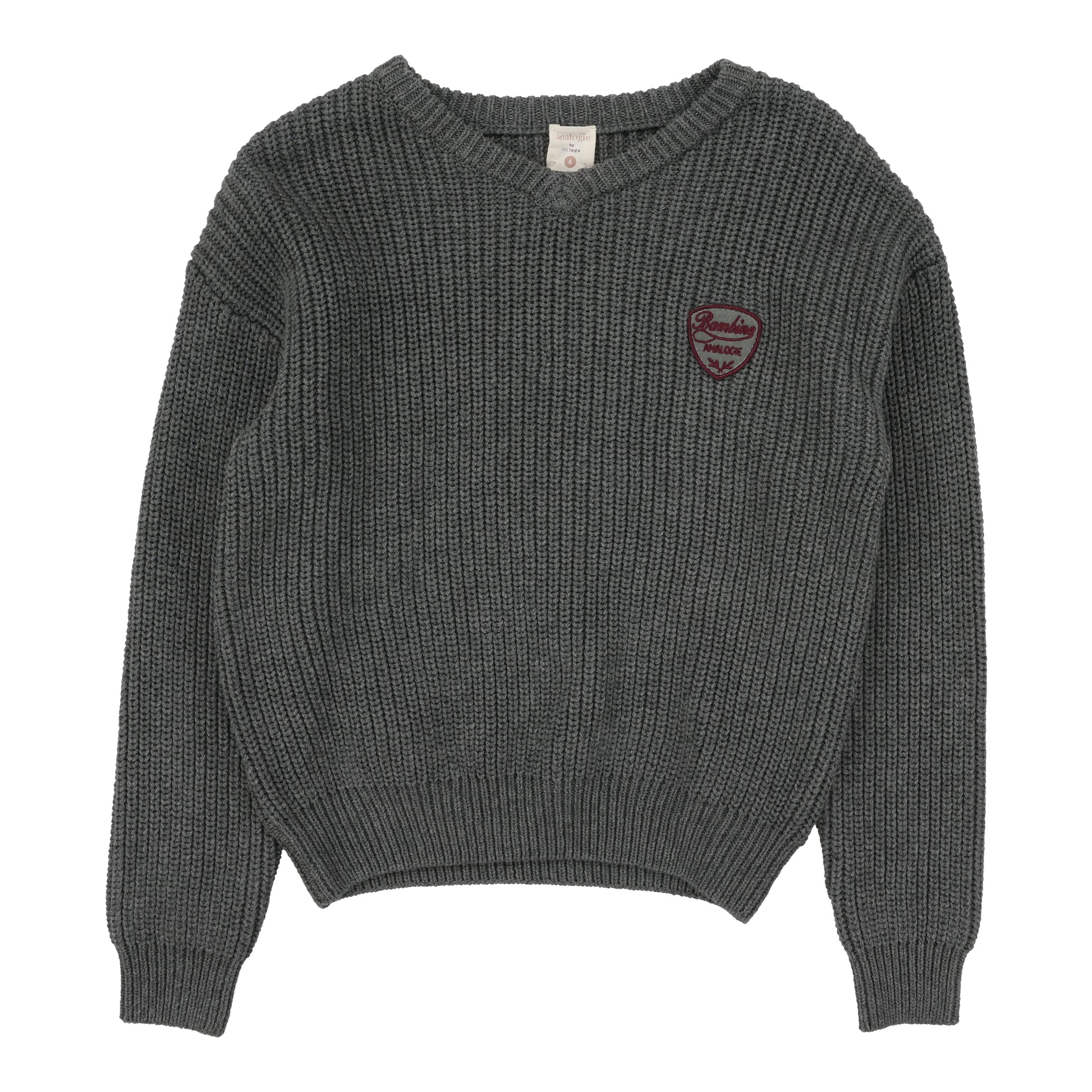 Analogie Knit V-Neck Sweater - FW25 -