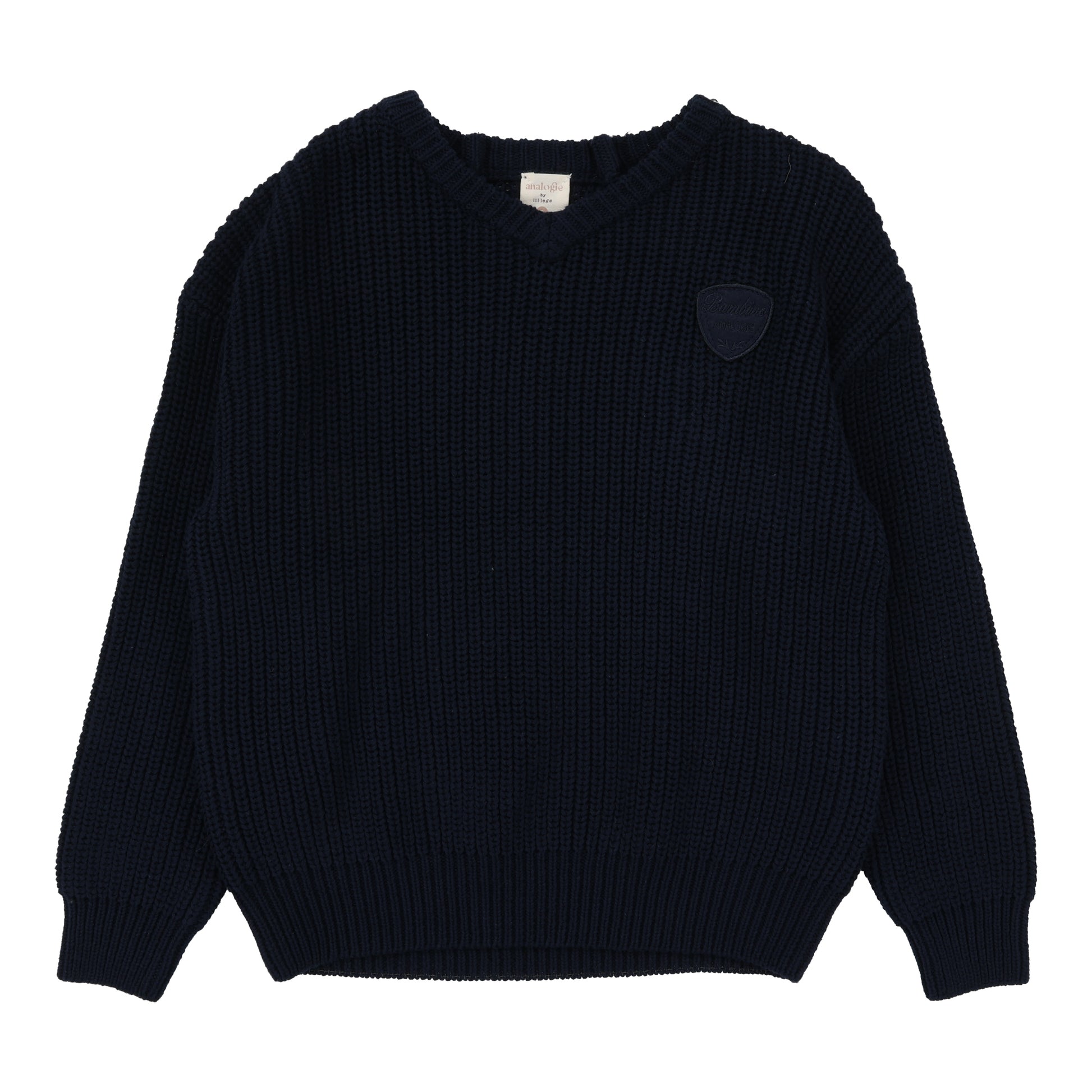 Analogie Knit V-Neck Sweater - FW25 -