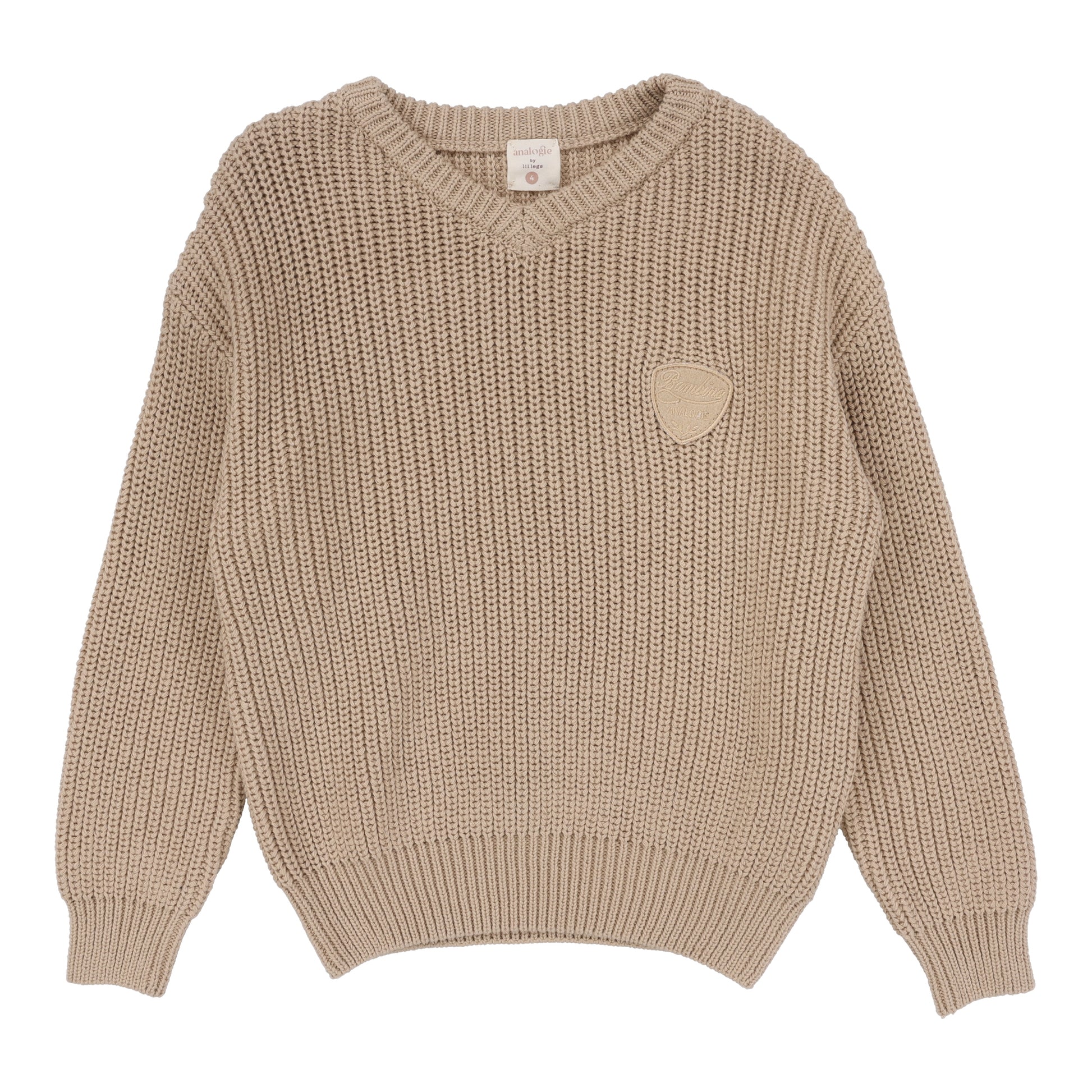 Analogie Knit V-Neck Sweater - FW25 -
