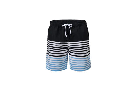 Abstract Mens Swim Pants - Striped Design -