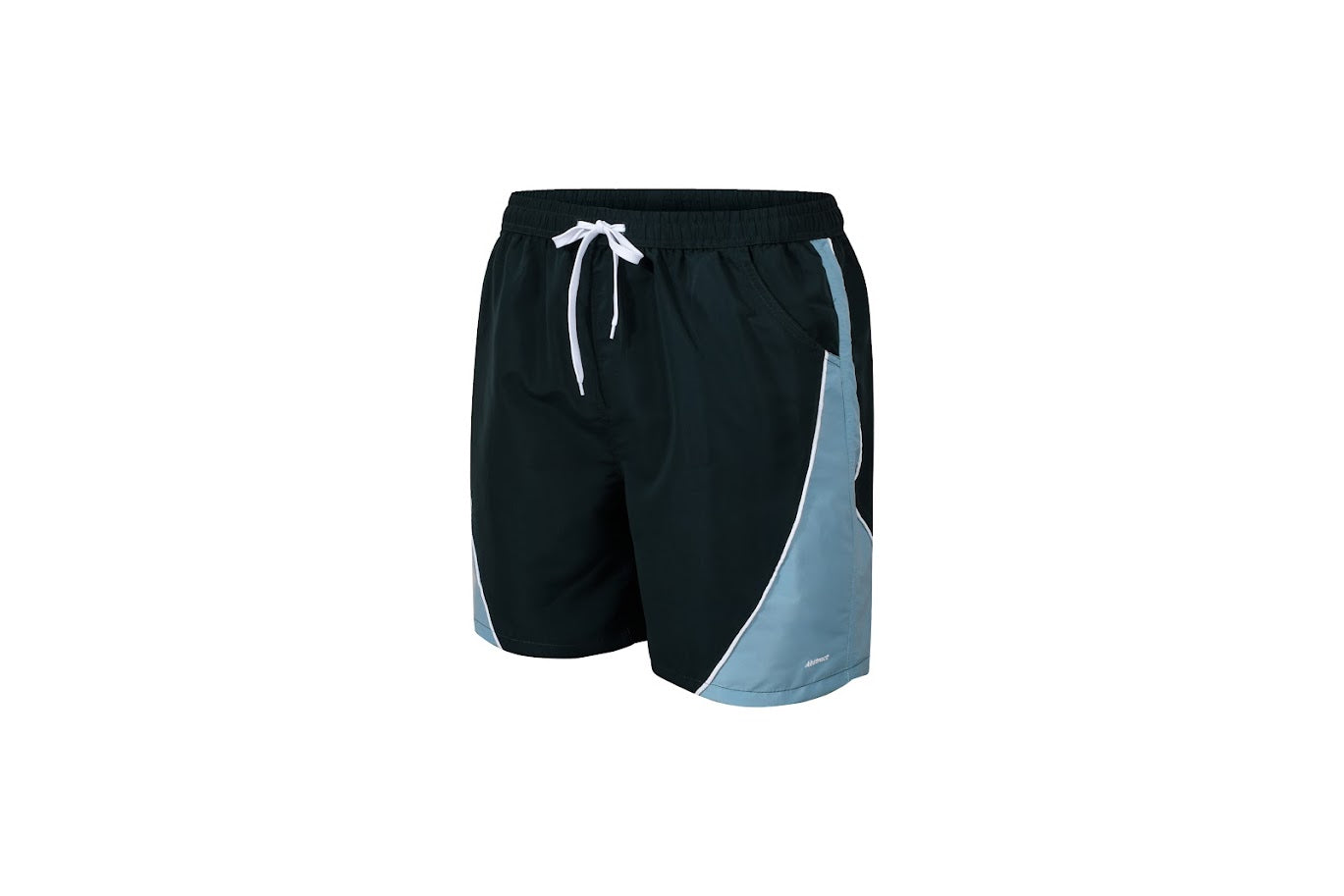 Abstract Boys Swim Pants - Green W/ Mint Sides -