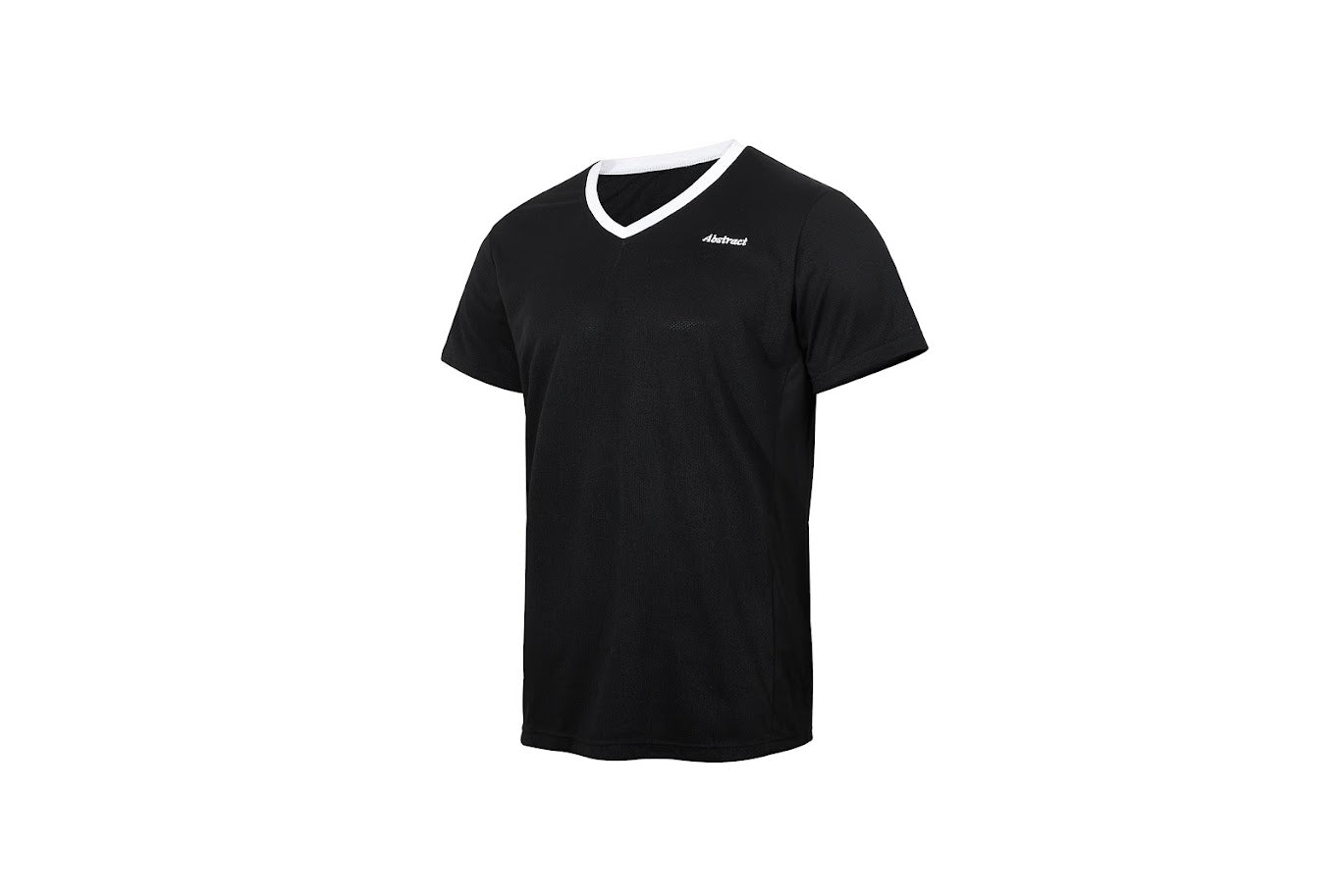 Abstract Mens Swim Top - Black Mesh - Short Sleeve -