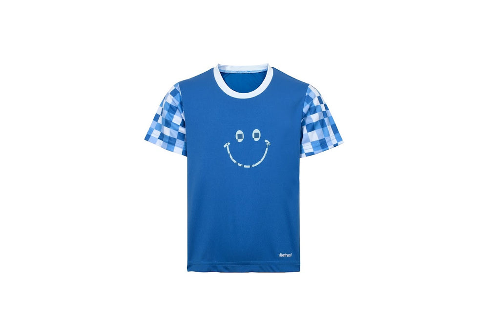 Abstract Boys Swim Set - Blue Checkered -
