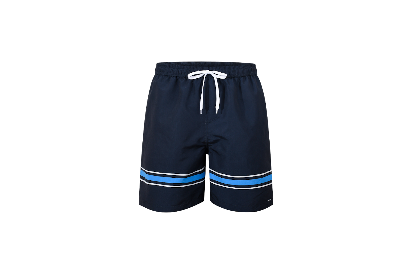 Abstract Mens Swim Pants With Varsity Stripe -