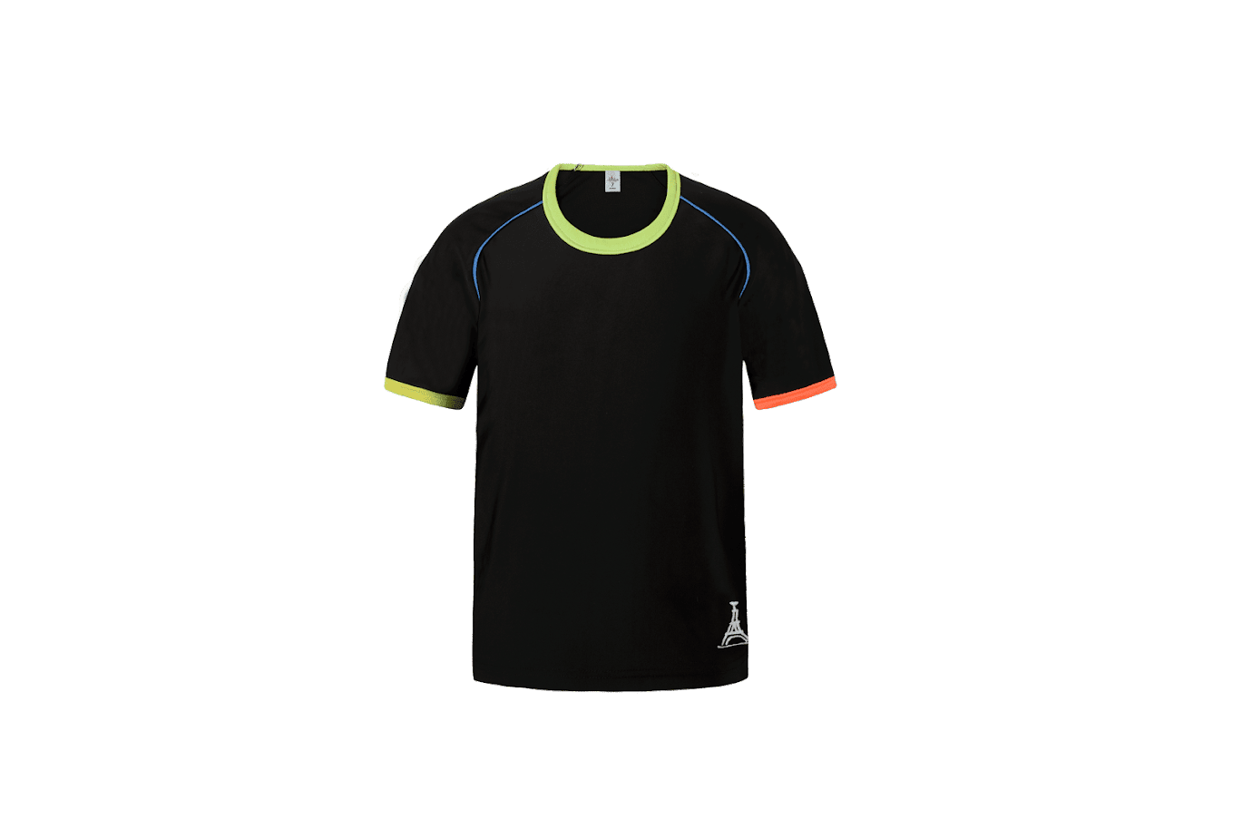 Landskid Boys Swim Top - Neon Stretch Poly - Short Sleeve -