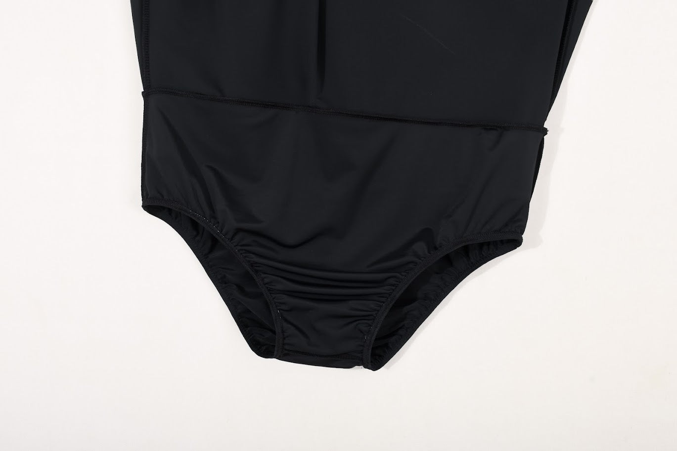 Abstract Girls Black Swim Skirt -