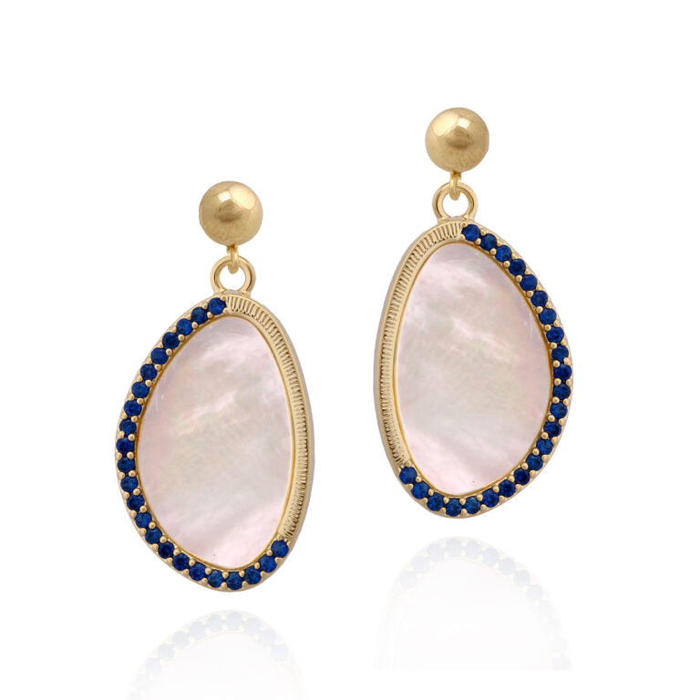 Cameo Collection Earrings - E5183-B-CZU