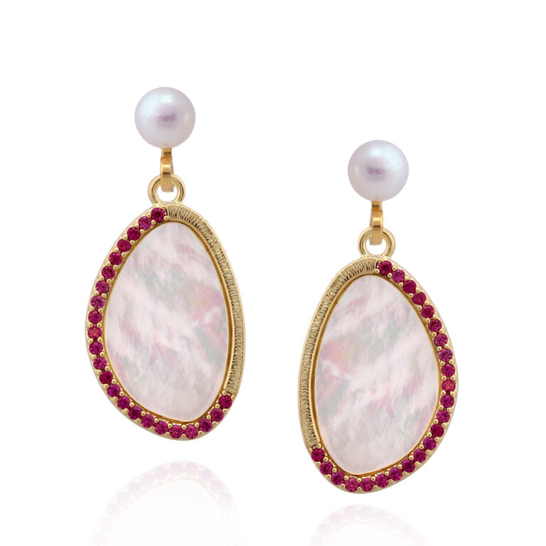 Cameo Collection Earrings - E5183-F-CZU