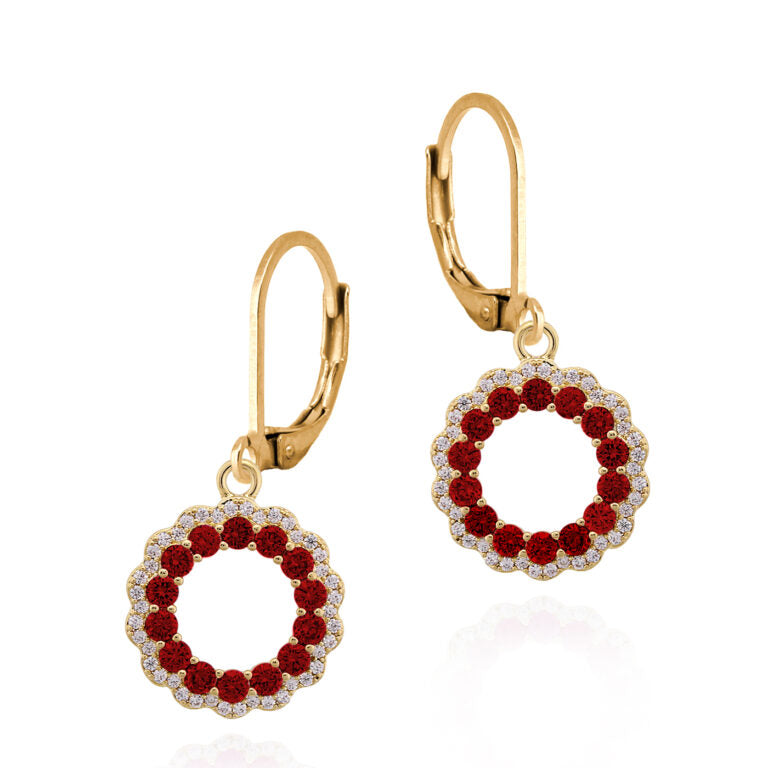 Cameo Collection Earrings - E5194-R-CZU
