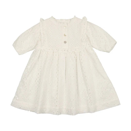Analogie Eyelet Dress - 3/4 Sleeve - SS24 -