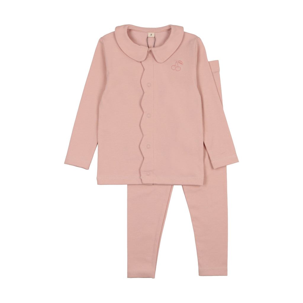 Bonjoy Embroidered Cherry Lounge Set - FW25 -