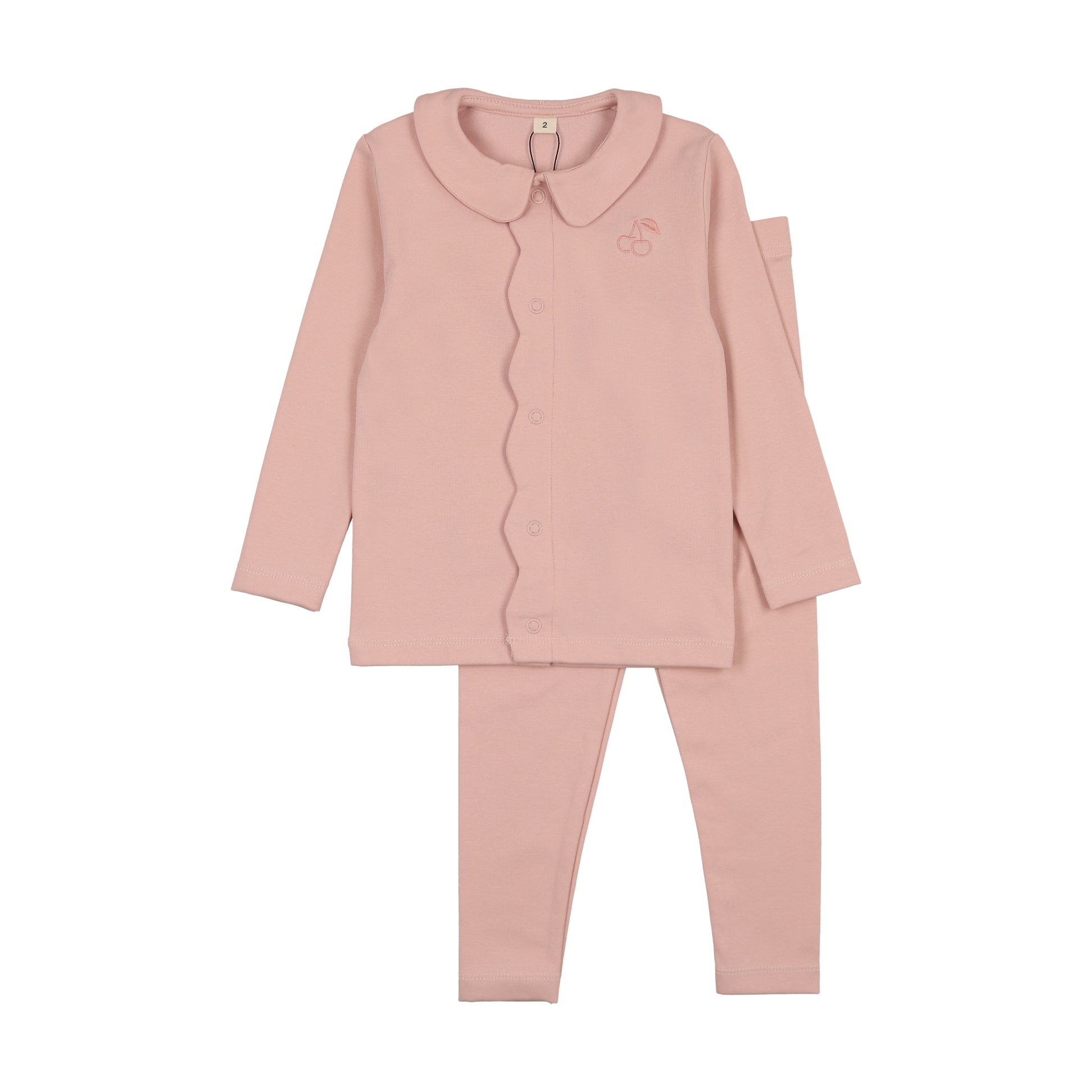 Bonjoy Embroidered Cherry Lounge Set - FW25 -