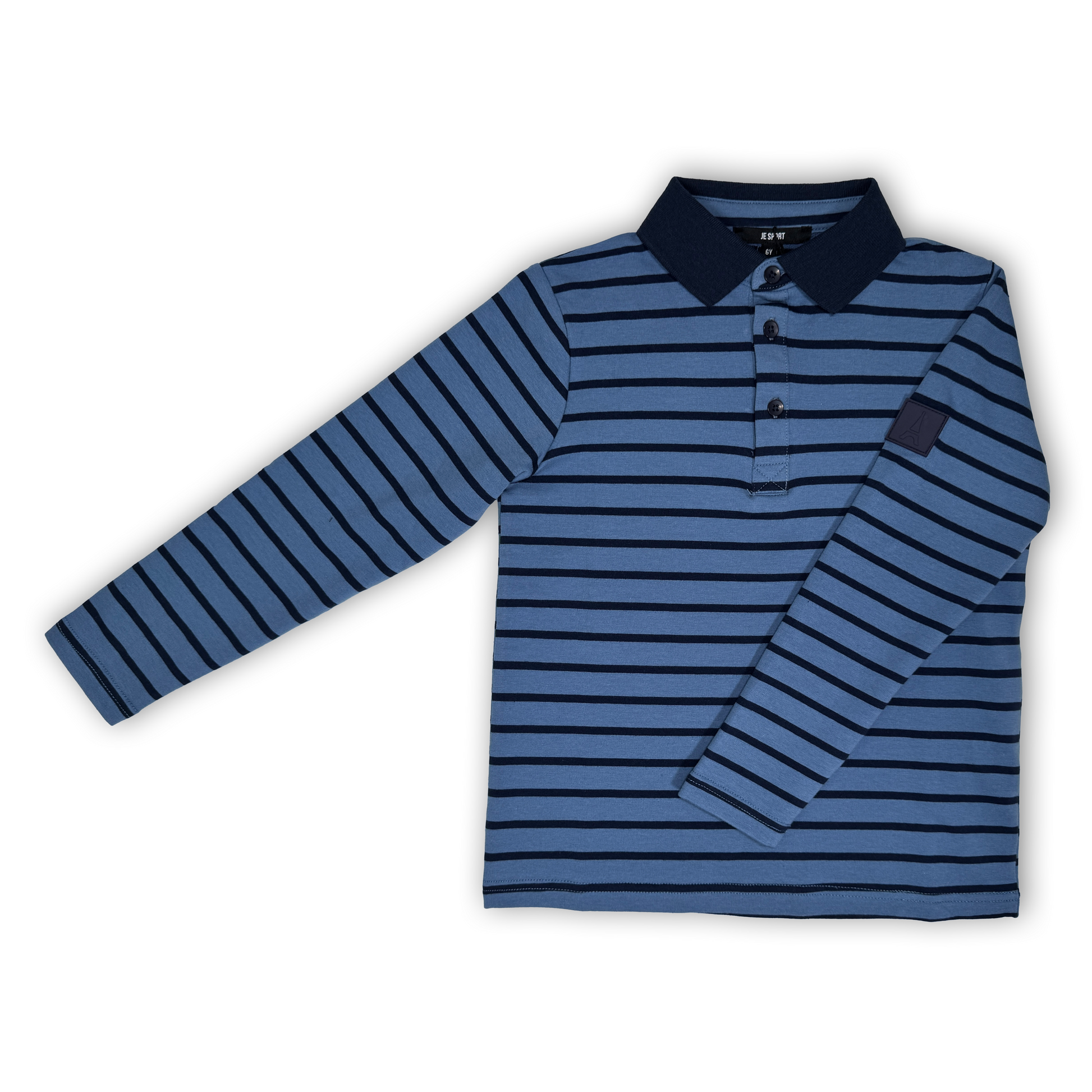 Jolie Enfants Striped French Terry Polo - FB1147 - FW25 -