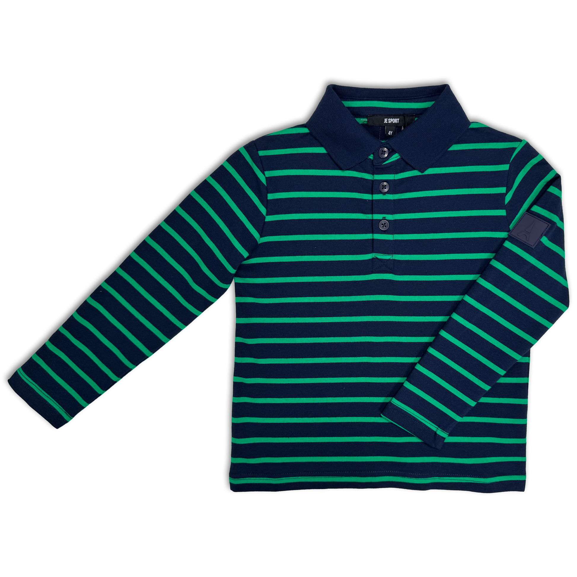 Jolie Enfants Striped French Terry Polo - FB1147 - FW25 -