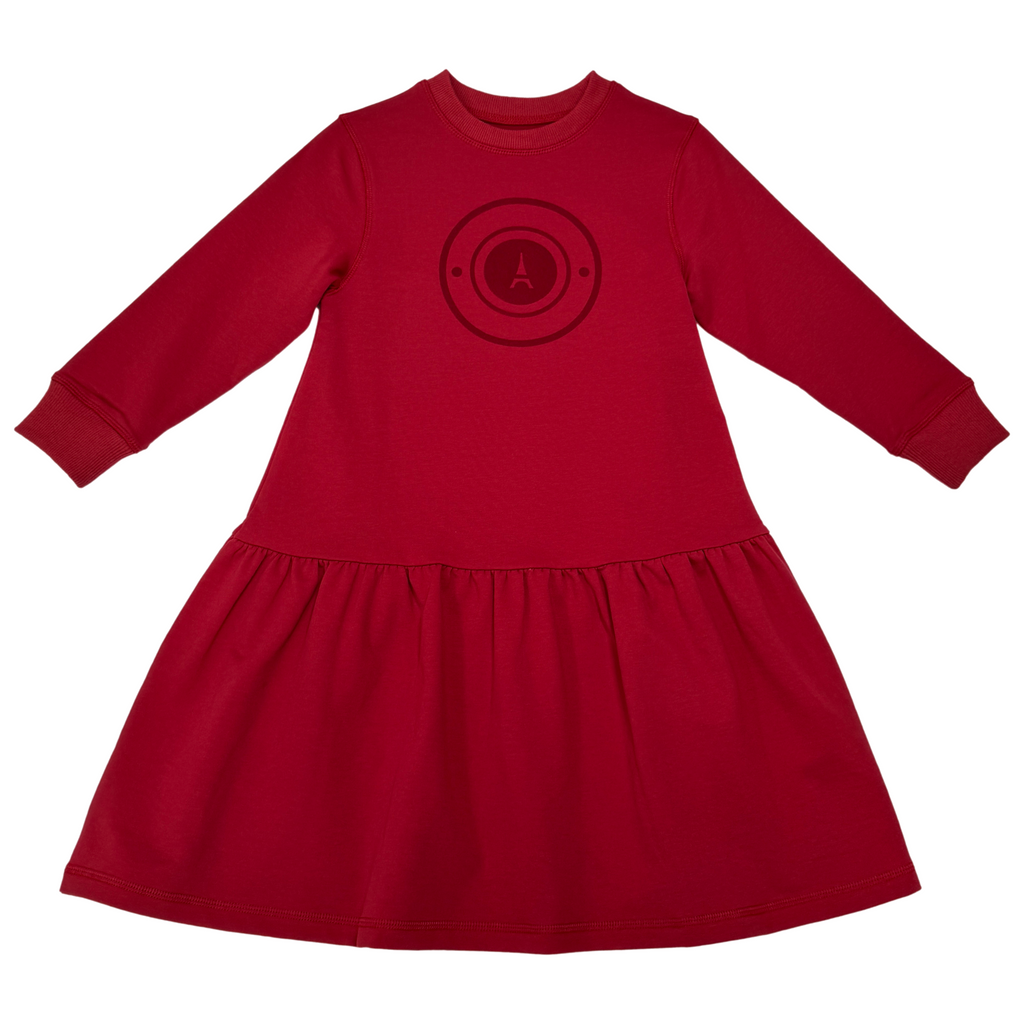 Jolie Enfants Velvet Logo Dress - FW25 - FB2341 -