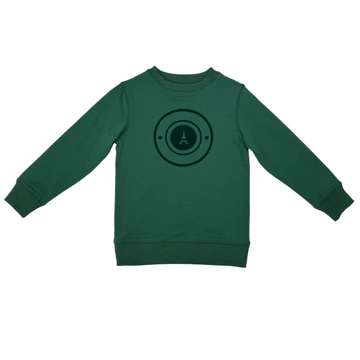 Jolie Enfants Velvet Logo Sweatshirt - FW25 - FB3141 -