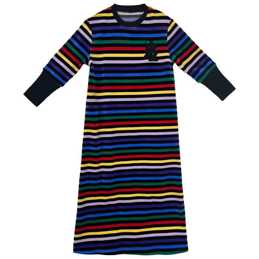Bunny Love Velour Striped Nightgown - FW25 - FP2542 -
