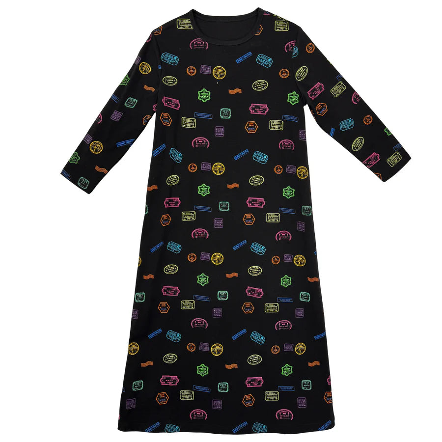 Bunny Love Stamp Print Nightgown - FW25 - FP2545 -