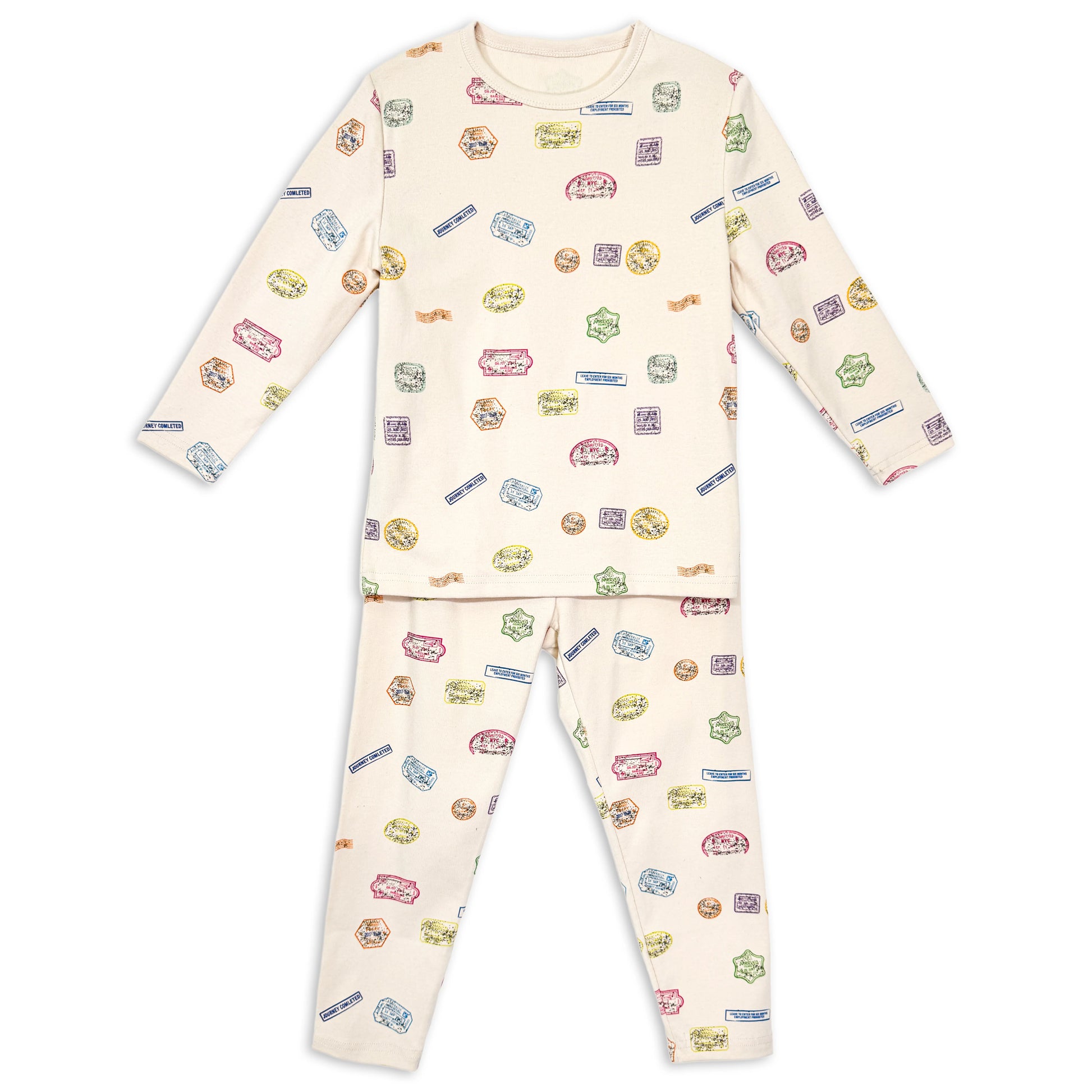 Bunny Love Stamp Print Pajamas - FW25 - FP3645 -