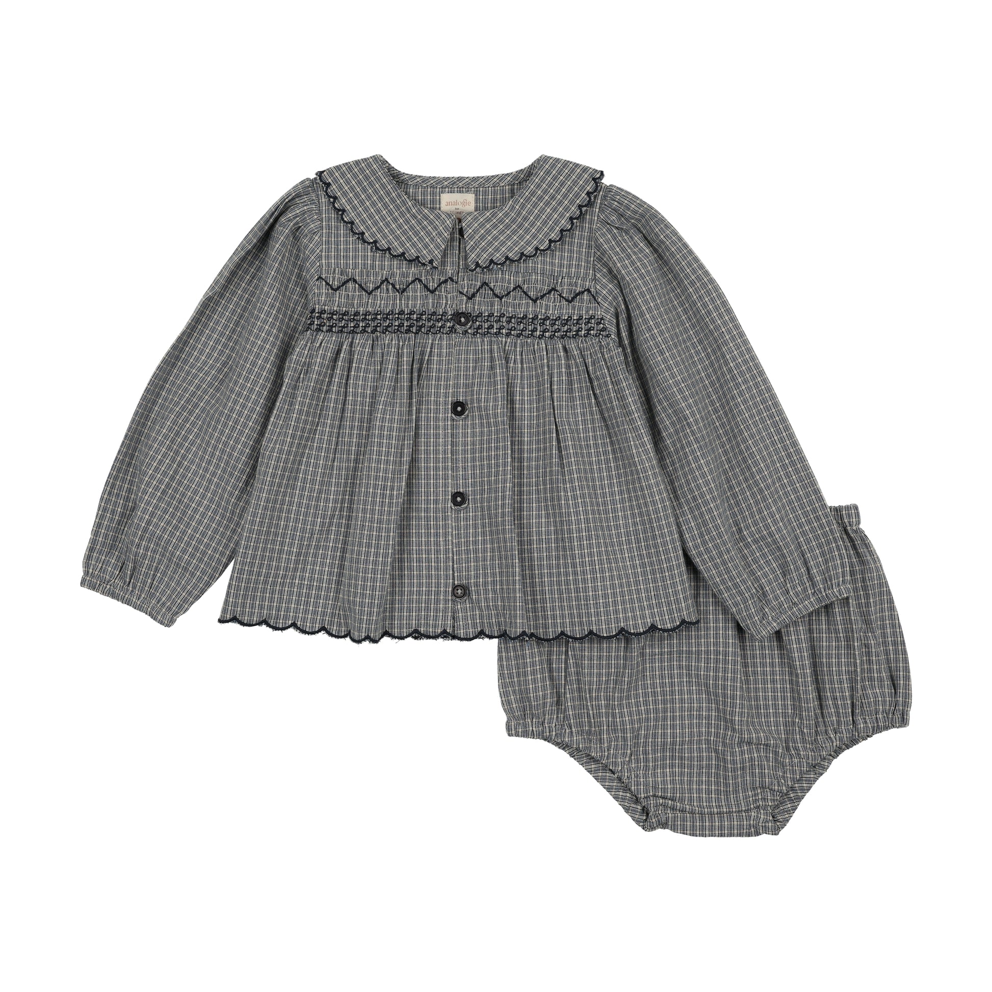 Analogie Plaid Edition Girls Toddler Set - FW26 -