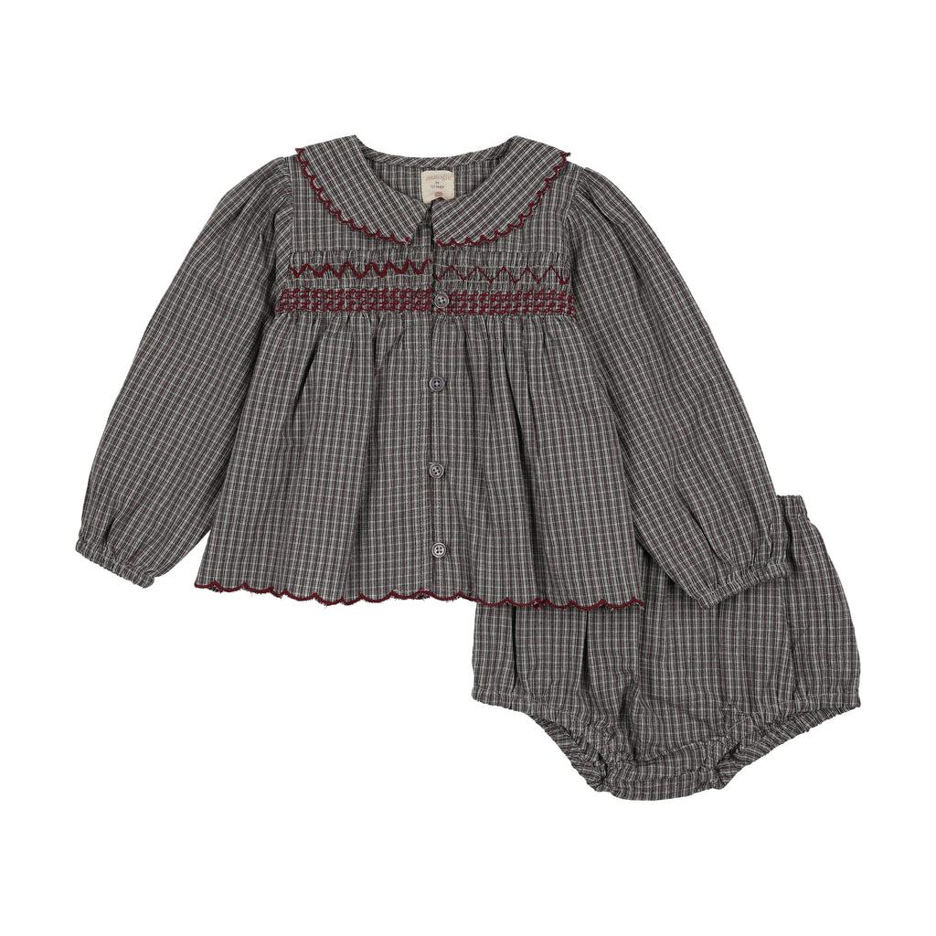 Analogie Plaid Edition Girls Toddler Set - FW26 -