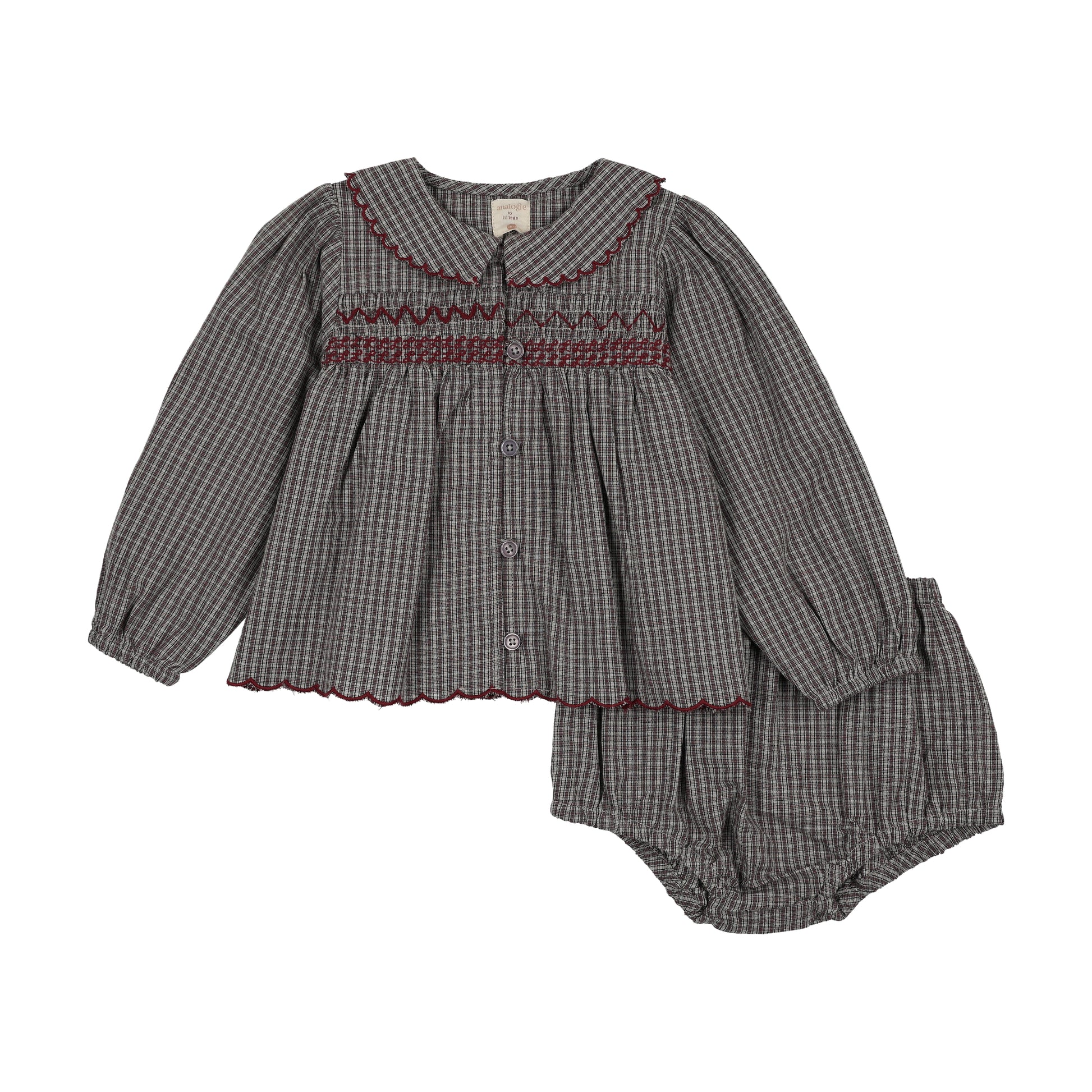 Analogie Plaid Edition Girls Toddler Set - FW26 -