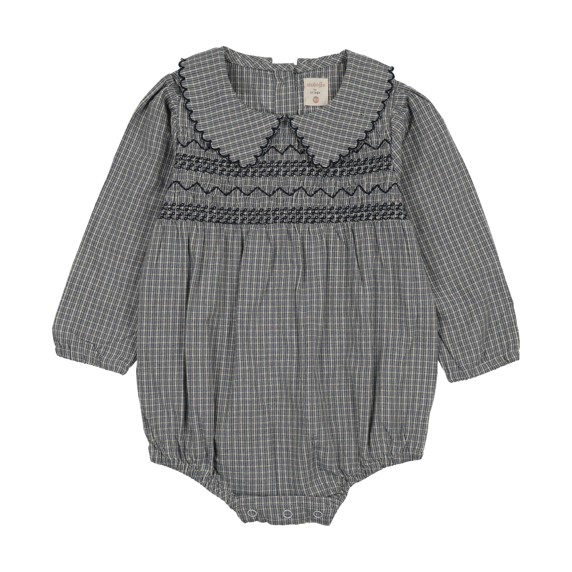 Analogie Plaid Edition Girls Romper - FW26 -