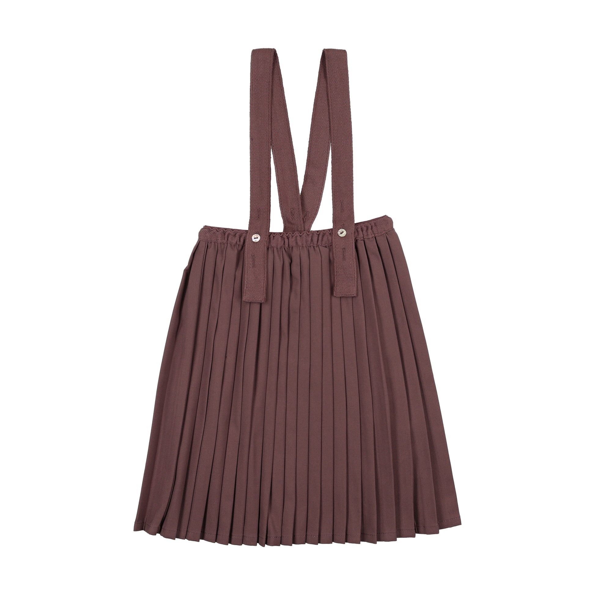 Analogie Knife Pleated Suspender Skirt - FW26 -
