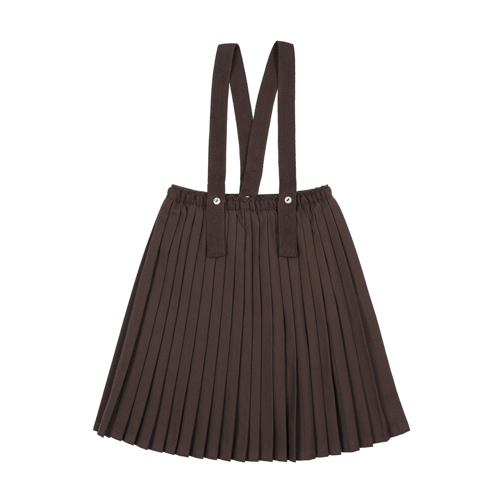 Analogie Knife Pleated Suspender Skirt - FW26 -