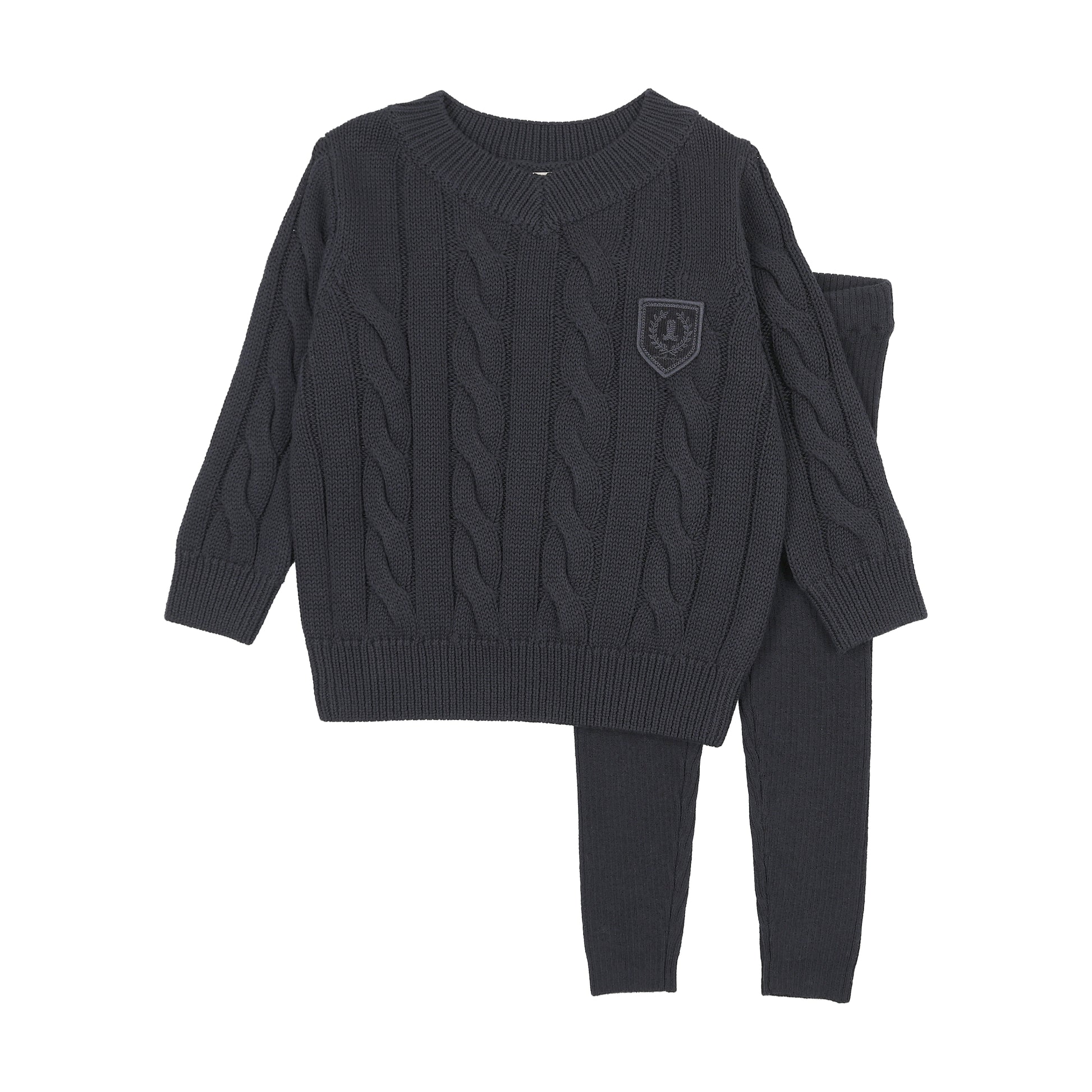 Analogie Chunky Cable Knit Toddler Set - FW26 -
