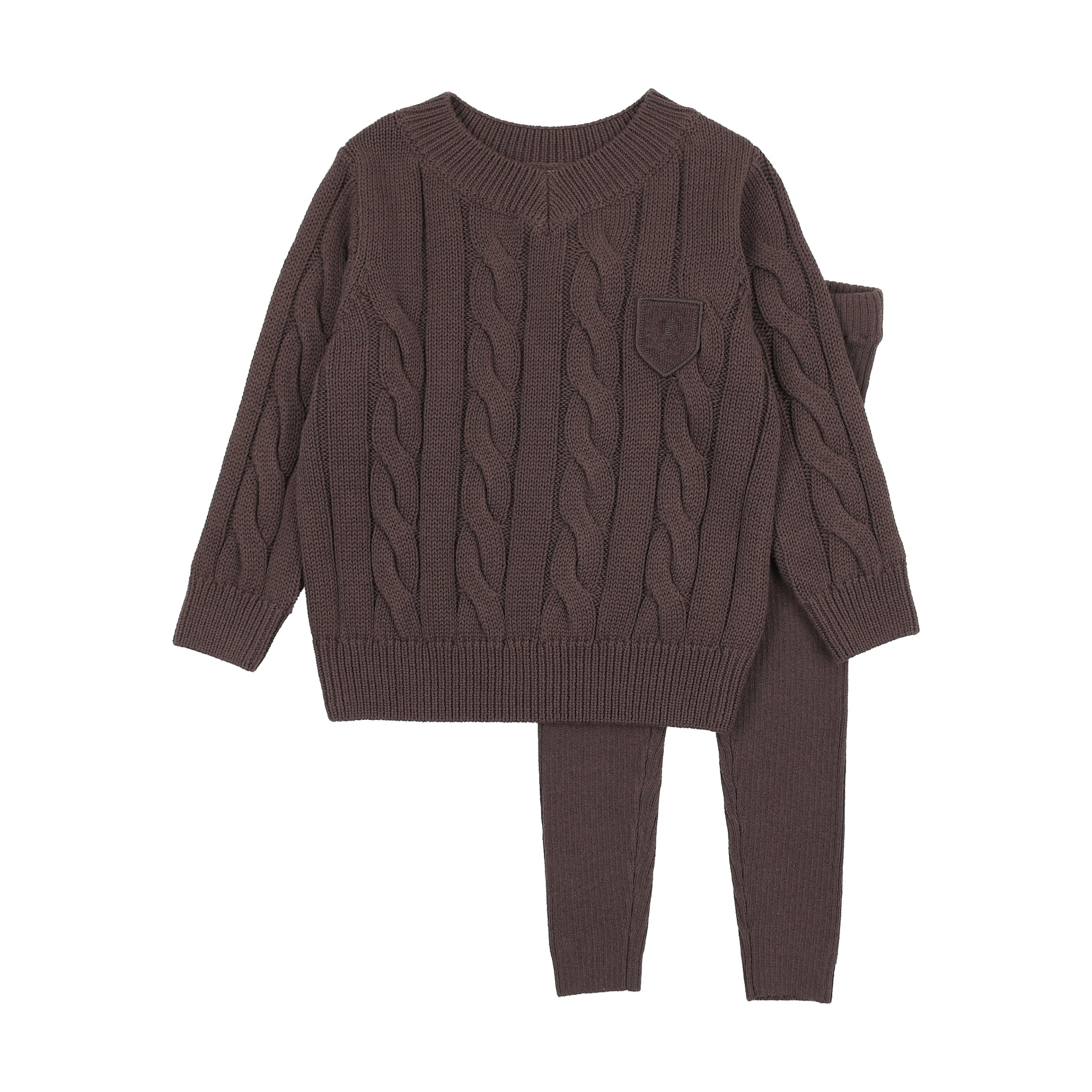 Analogie Chunky Cable Knit Toddler Set - FW26 -