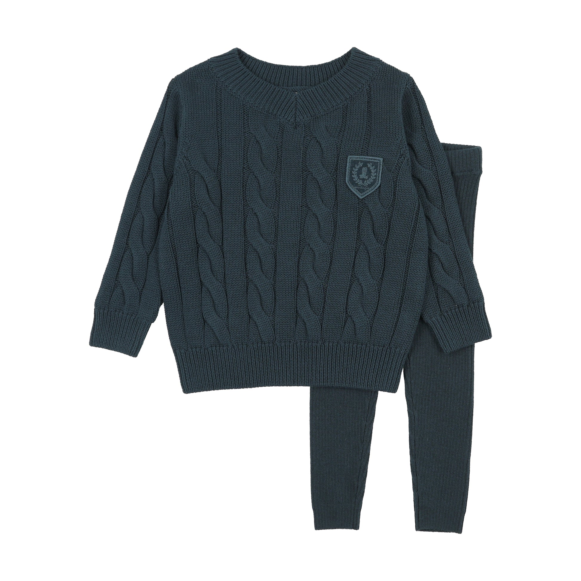 Analogie Chunky Cable Knit Toddler Set - FW26 -